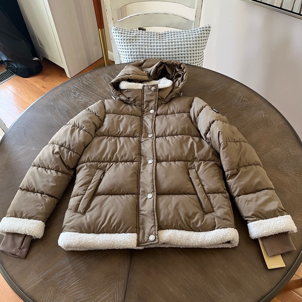 Michael Kors Woman’s Coat, truffle NWT (MSRP $300)